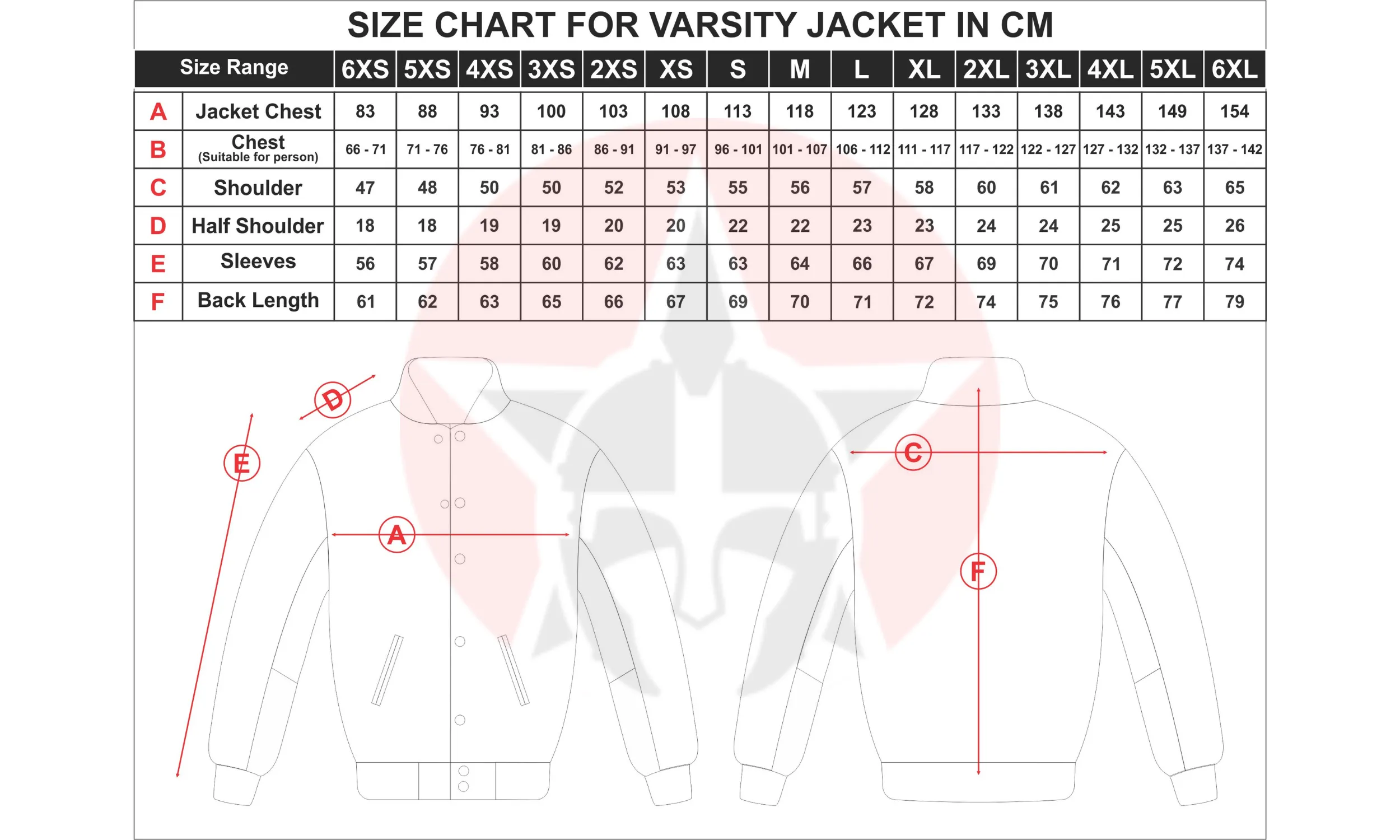 Black Wool Leather Varsity Jacket Black Red Rib With White Feathering