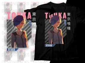 Bold and Stylish Touka Anime Design Png Digital Download