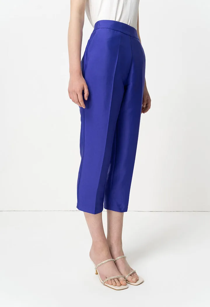 Choice Long Solid Formal Trousers Purple