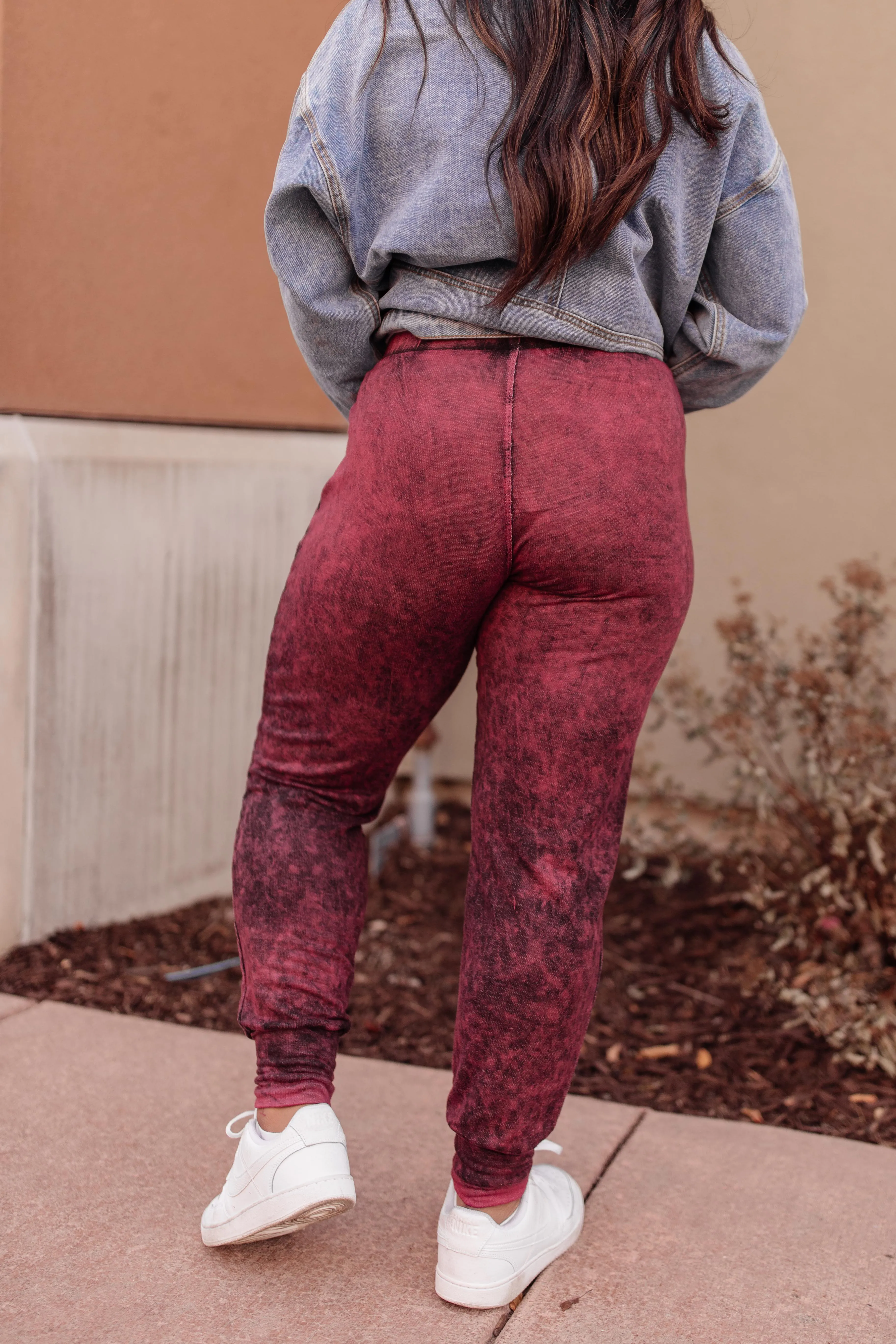 Cozy Joggers in Blackberry