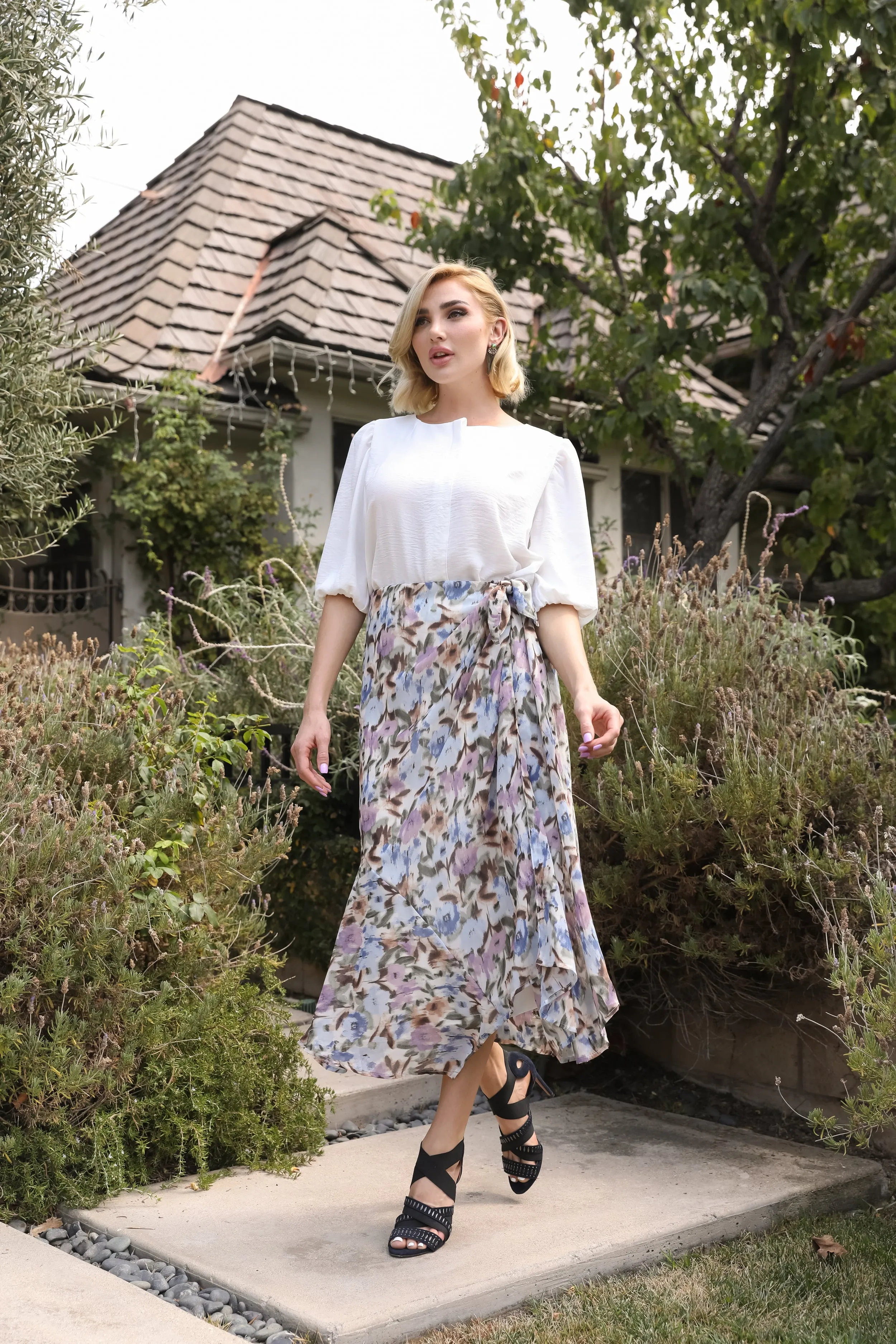 Flow Skirt, Print