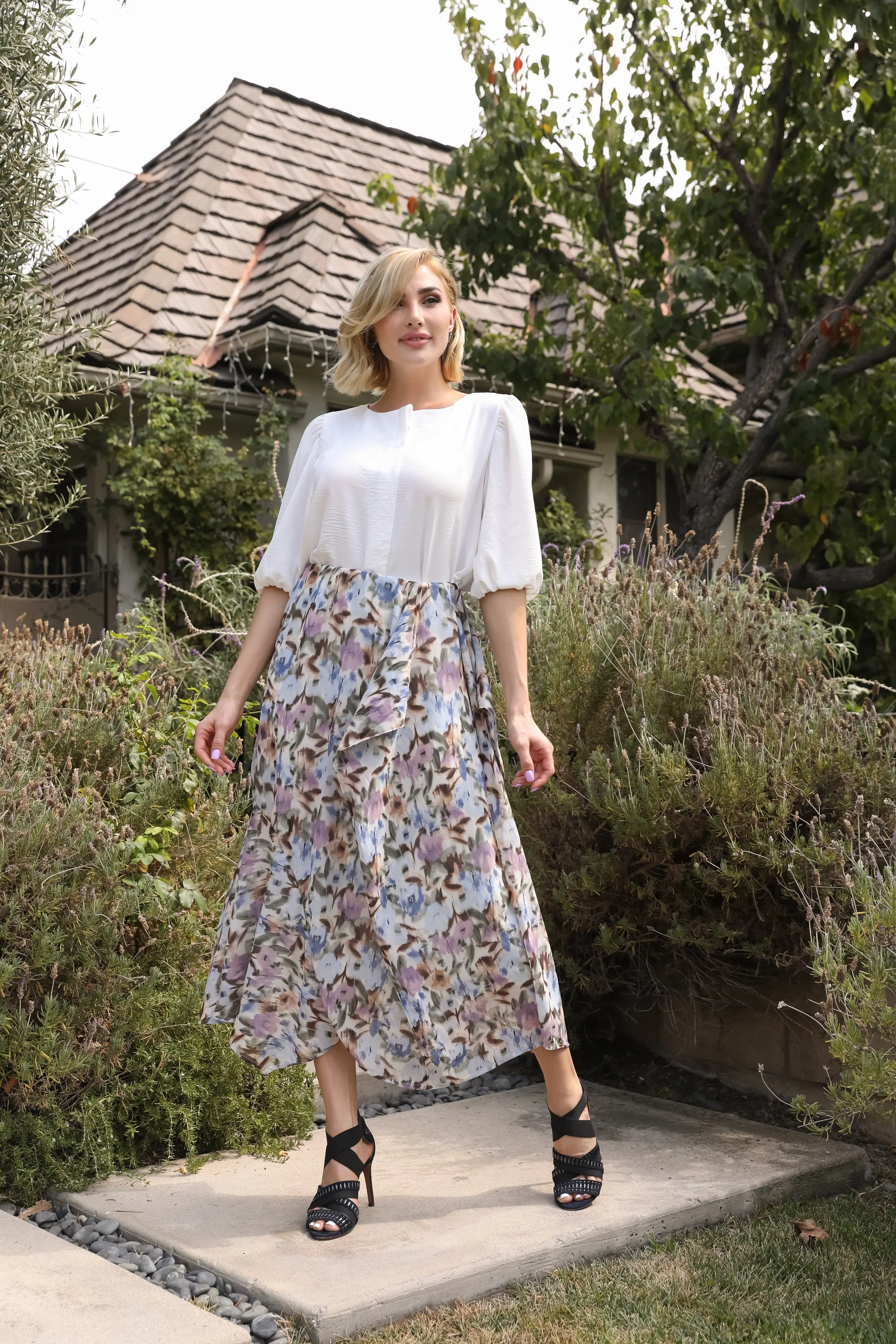 Flow Skirt, Print