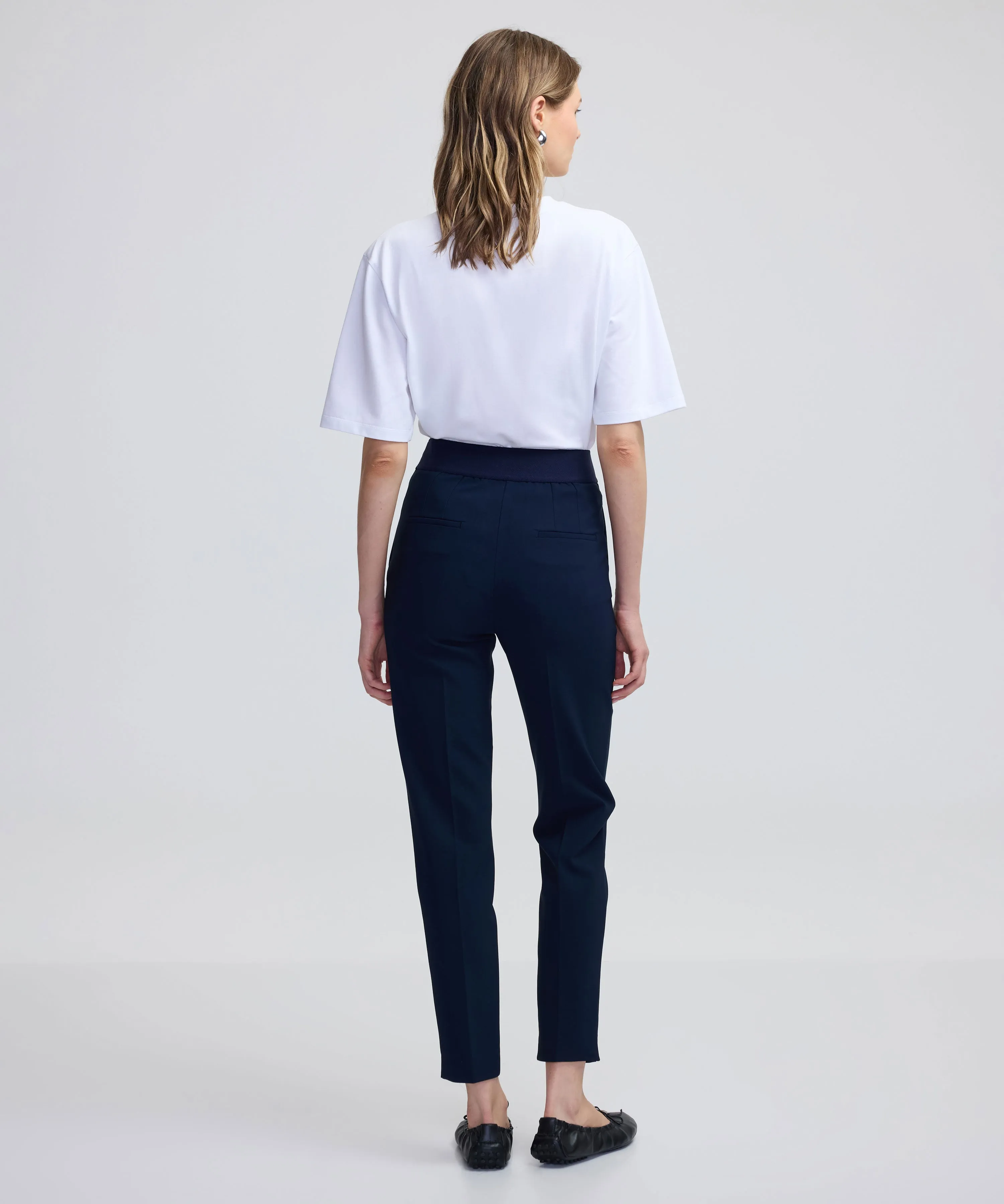 Ipekyol Straight Fit Trousers Navy