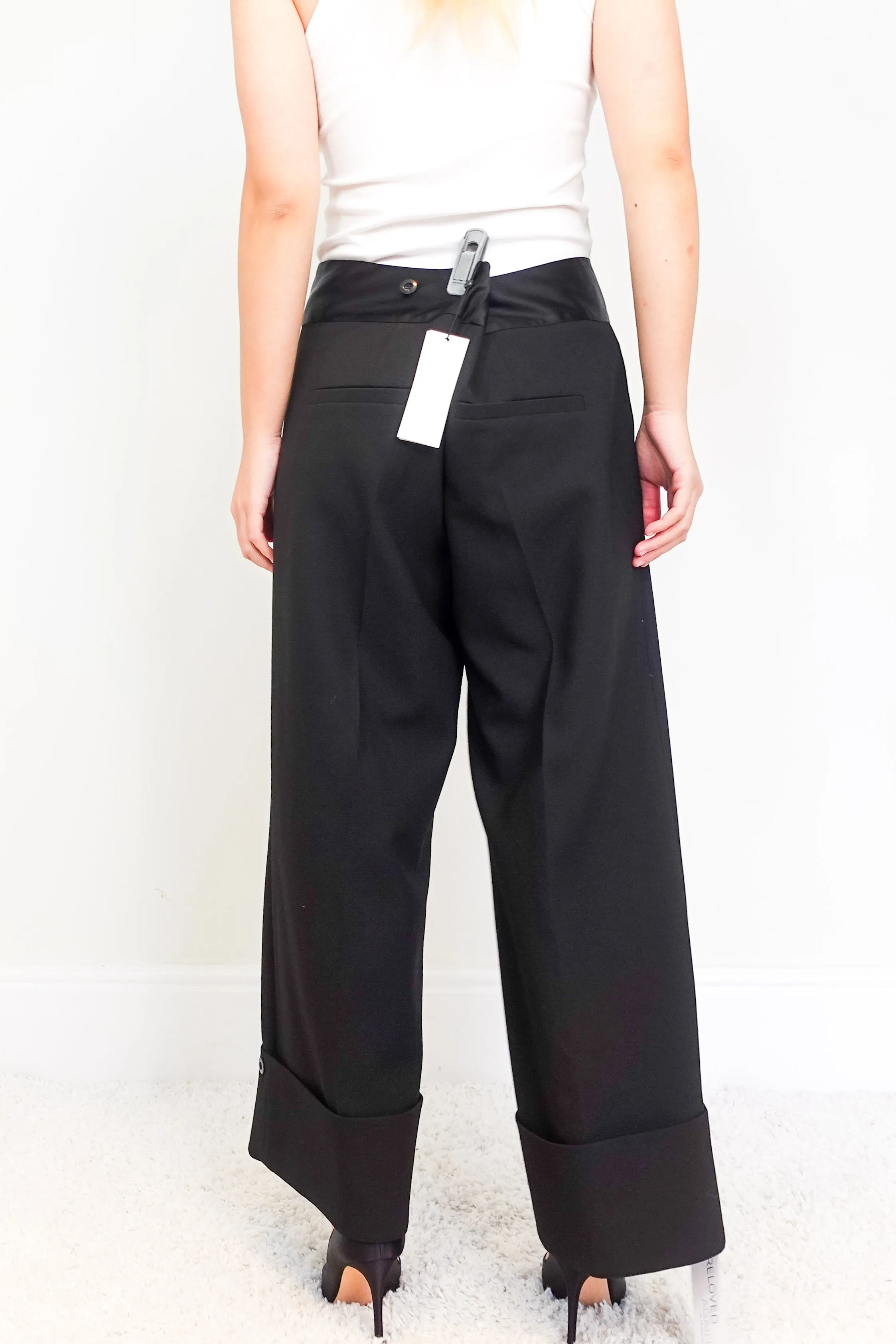 NEW Black Transformer trousers and braces RRP £108