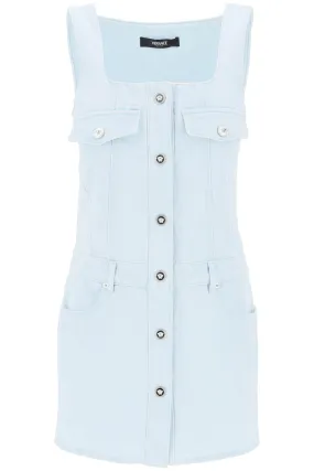 "medusa mini denim dress 1015044 1A10425 LIGHT BLUE ICE