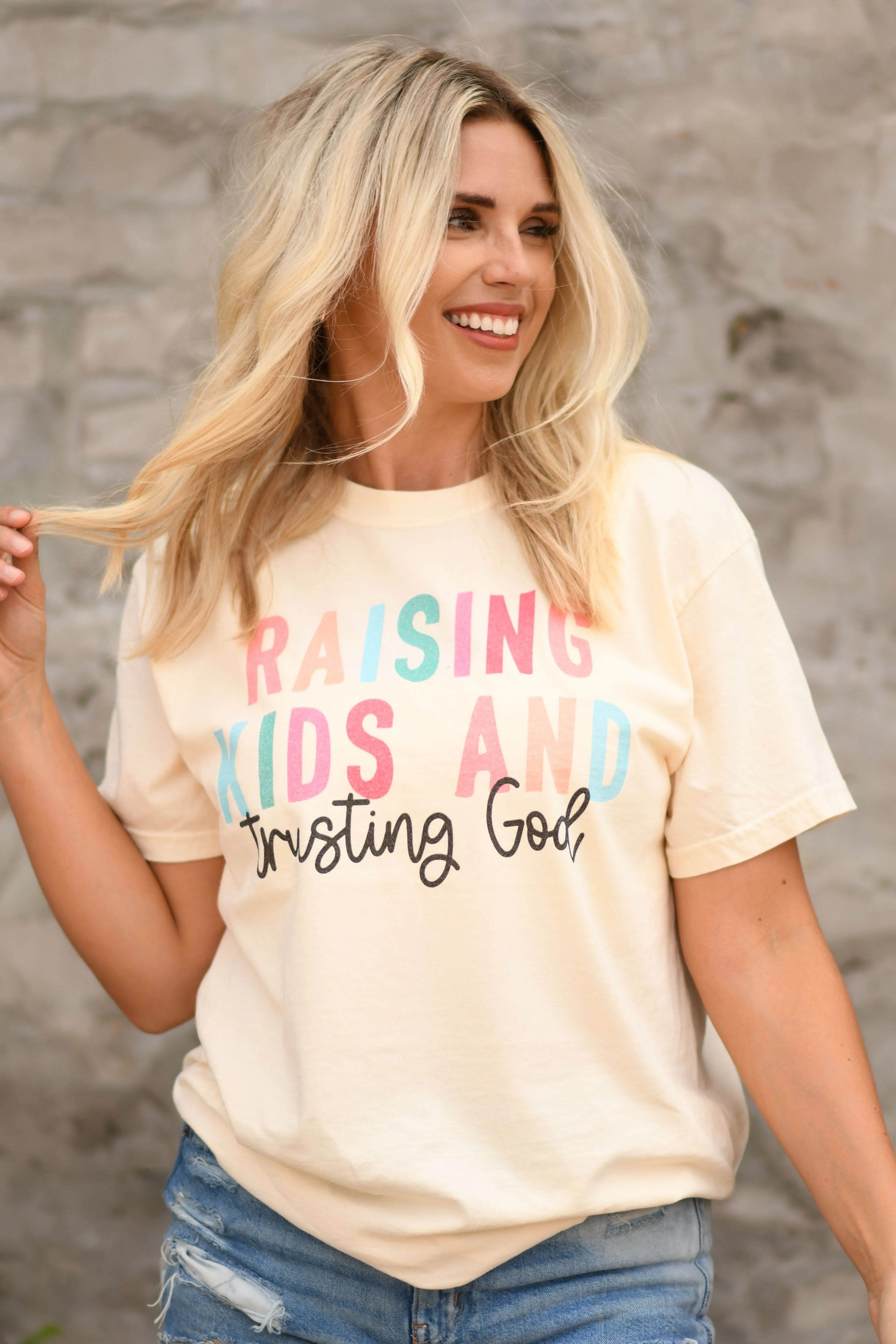 Raising Kids And Trusting God Tee