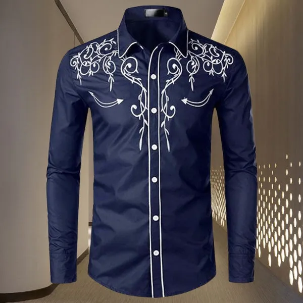 Stylish Embroidered Men's Shirts