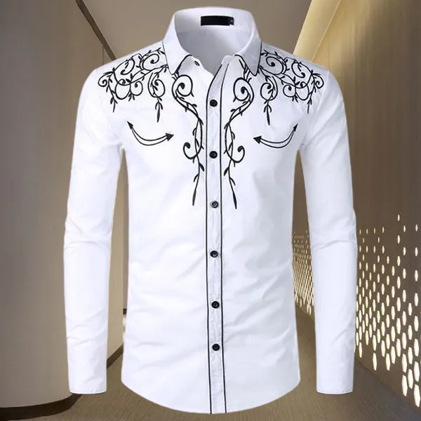 Stylish Embroidered Men's Shirts