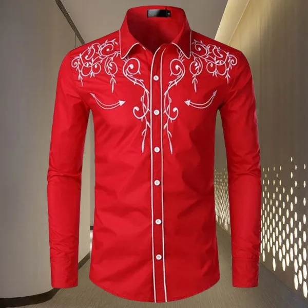 Stylish Embroidered Men's Shirts