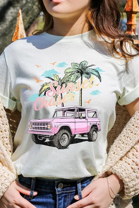 Sunset Chaser Bronco Graphic T Shirt