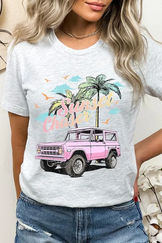 Sunset Chaser Bronco Graphic T Shirt