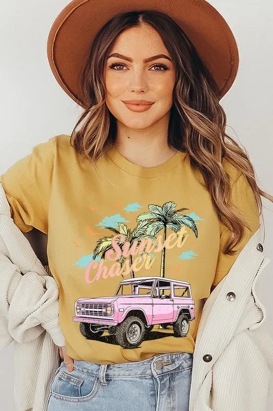 Sunset Chaser Bronco Graphic T Shirt