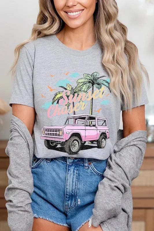 Sunset Chaser Bronco Graphic T Shirt